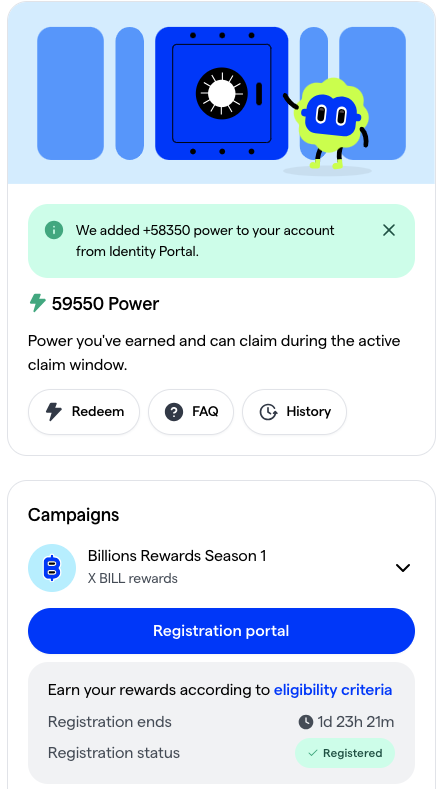 Adellbah's tweet photo. billions is one of the project i go max since movement ......  this one i use only one discord account though,

im skeptical of late, but i hope another  5figs finds me 

super OG 

50k+ point

top 100 kaito creators

ico participant https://t.co/nEut1V7shR