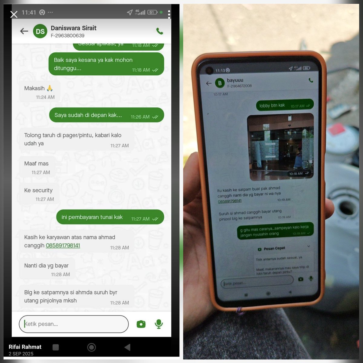 Silahkan tagih tapi jangan merugikan orang lain wahai pinjol dan DC

Kami Cat Warrior Indonesia menyatakan perang terbuka dengan model-model DC pinjol seperti ini dan kami akan spill lengkap... 🫵😏
