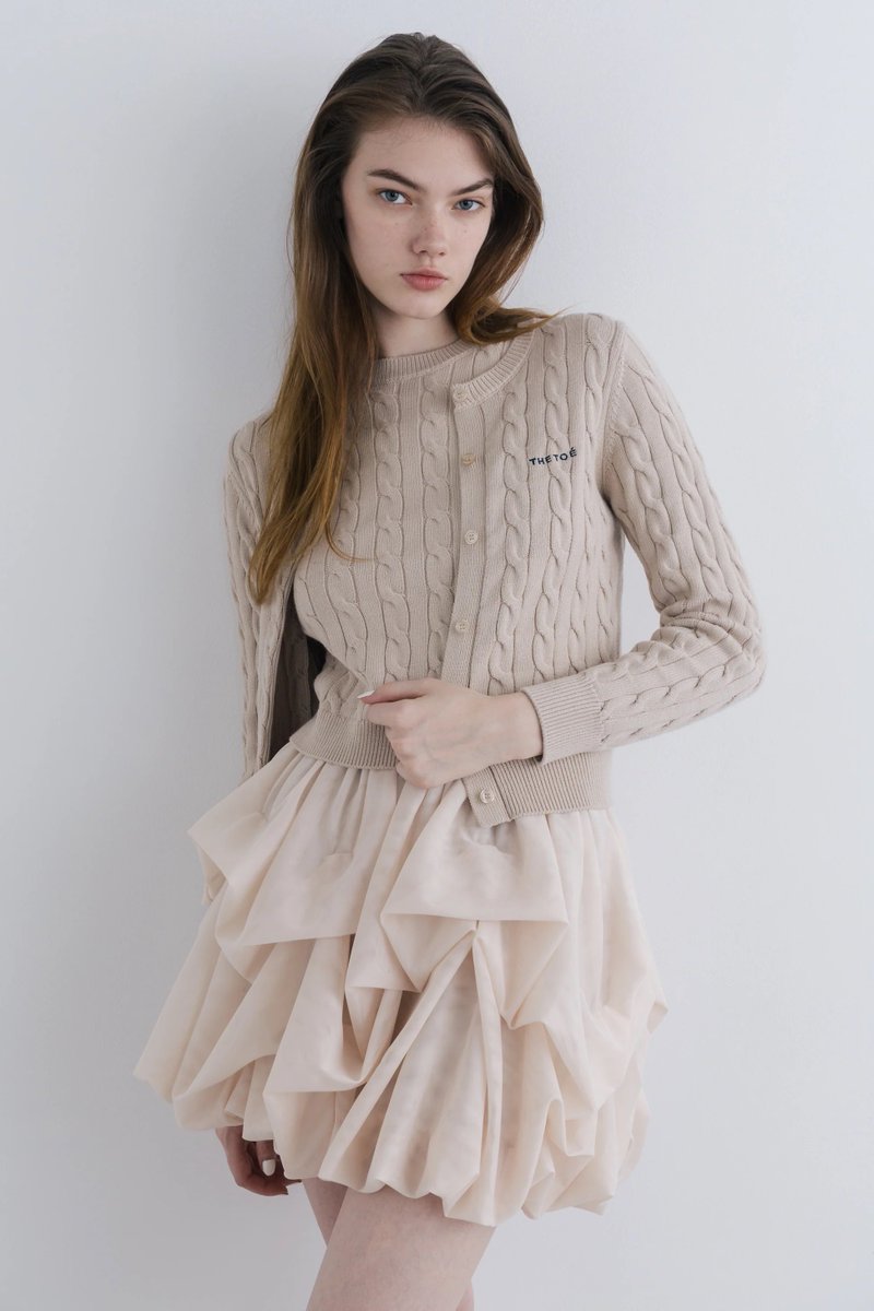 THE TOÉ ・Iris Tulle Mini Skirt #thetoé