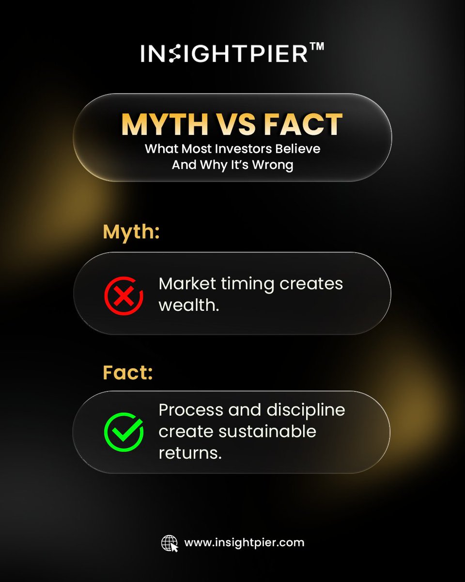 insightpier's tweet image. Timing the market feels powerful
but consistency builds real wealth.

Sustainable returns come from process, discipline, and staying the course.

#InsightPier #InvestorMindset #SmartInvesting