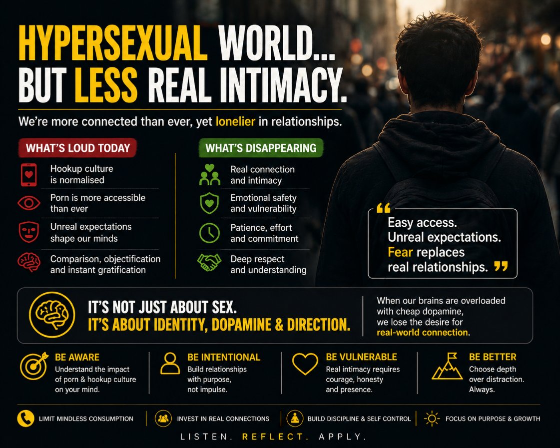 NageshN13558653's tweet image. Most people won’t admit it…
But something feels off in modern relationships.
#ModernDating #RealityCheck #DigitalAge #SelfAwareness #MindsetShift #RealConnection #DeepThinking #GrowthMindset #Discipline #LifeTruths