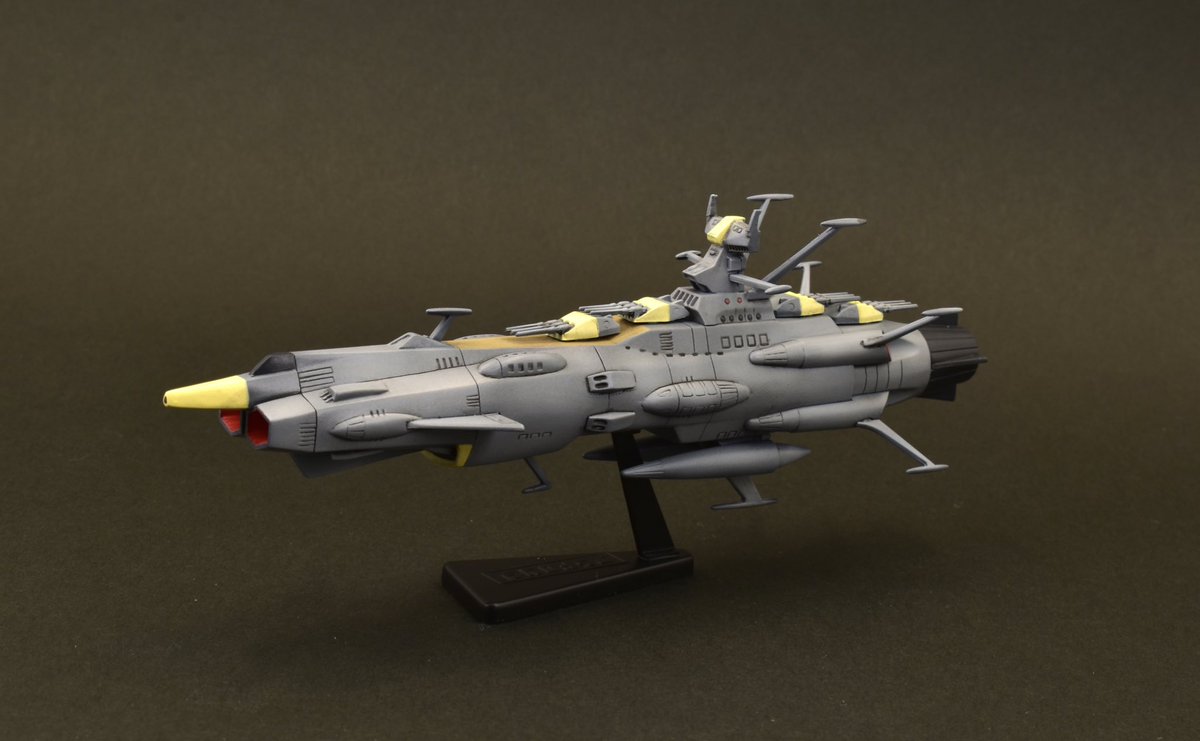 バンダイ メカコレクション(新、2202) 
アンドロメダ完成しました。
本体カラーをエアブラシで塗装し、細部はシタデルカラーで筆塗りしています。

ヤマトのメカコレを最近作り始めましたが、簡単に作れてカッコいいので、普通に売っていた時にはまれば良かったと今更後悔😅

#宇宙戦艦ヤマト