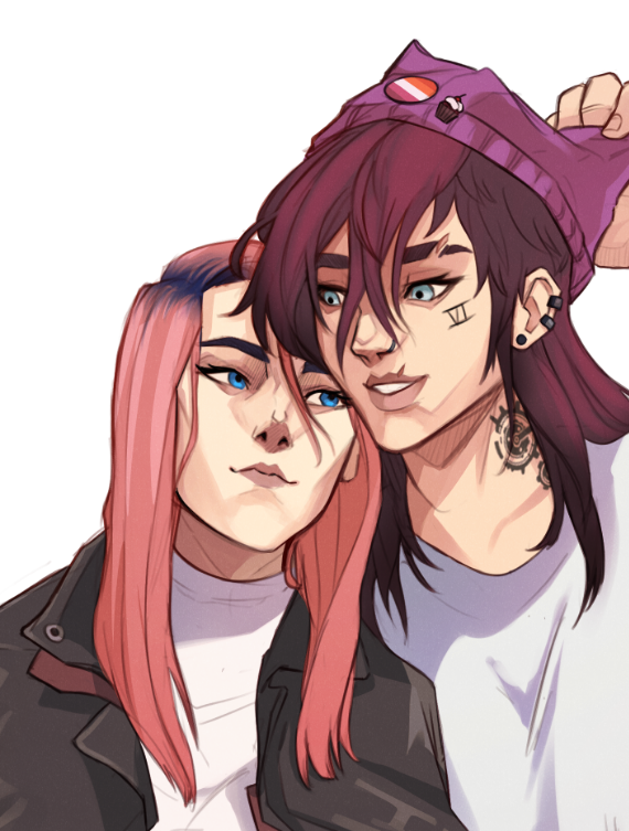 so my tumblr butch sis said that Cait looks good in peach-pink somethin hair

I recolored one of my fanarts, what'd u guys think??