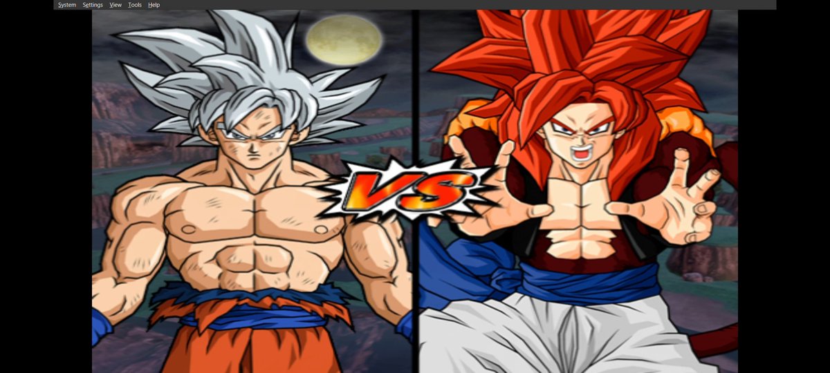APSvj's tweet photo. Goku mui vs Gogeta ssj4 💯🔥 titans clash 

Full fight - https://t.co/mIoSKYLucY

#gokumui #gogetassj4 #dragonballz https://t.co/3YgBuT5cDM