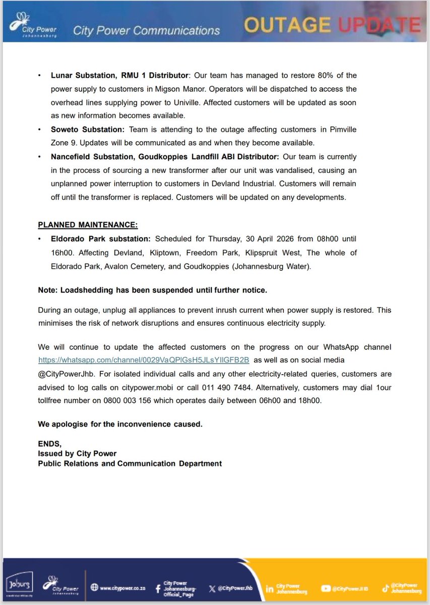 @CityPowerJhb tweet media