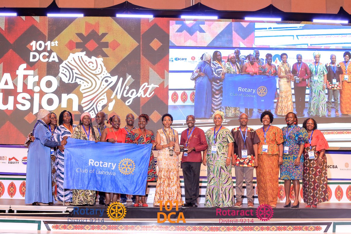 LubowaRotary's tweet image. Day 2 at the 101st DCA and the energy only got better! 🎉
The @LubowaRotary showing up in full colour, culture, and camaraderie at Afro Fusion Night—celebrating service, unity, and impact across District 9214. 🌍✨ #DCA101 #PeopleOfAction