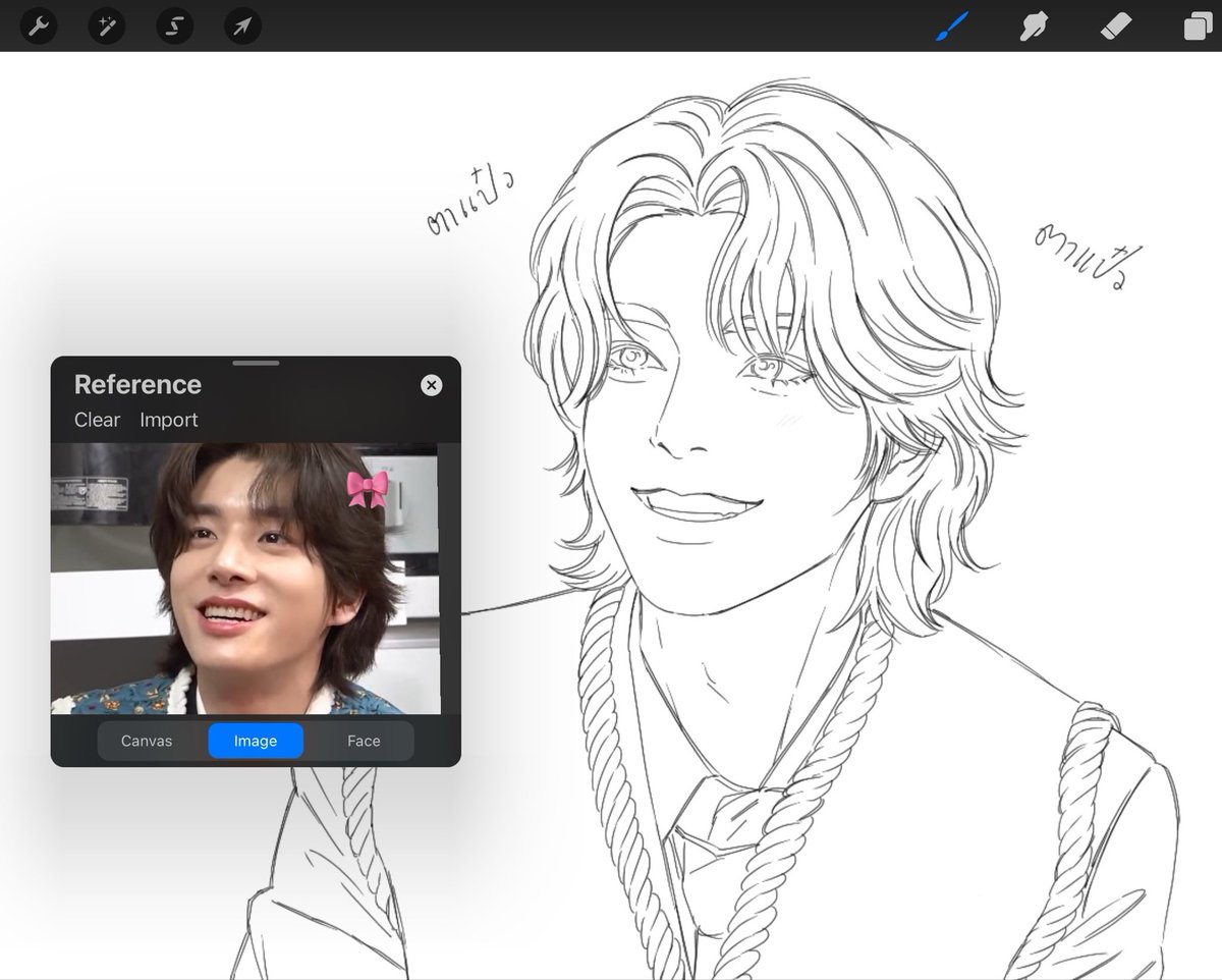 spnpna's tweet photo. น่ารักมากจนต้องวาดอะ ตาแป๋ว ยิ้มหวาน ♡ https://t.co/Mog5dn3fCs