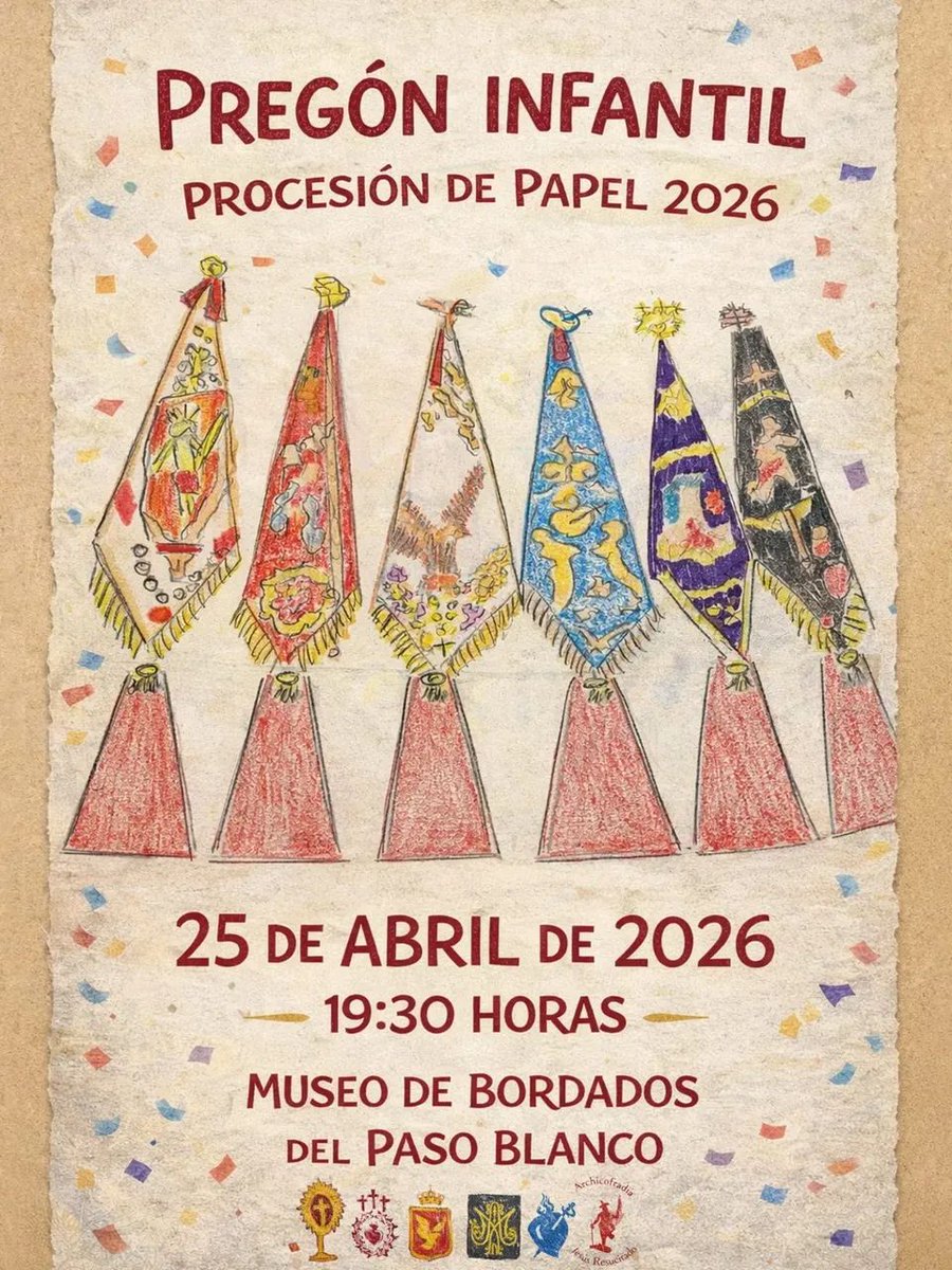 muBBla's tweet photo. 😊¿Hay algo más bonito que ver el museo lleno de vida y futuro? 😍

🗓️Esta tarde a las 19:30h acogemos el Pregón Infantil de la Procesión de Papel. En el #muBBla apostamos por nuestros jóvenes, porque ellos son los guardianes de nuestra tradición y el alma de nuestra procesión. https://t.co/O8FFGh7u9R
