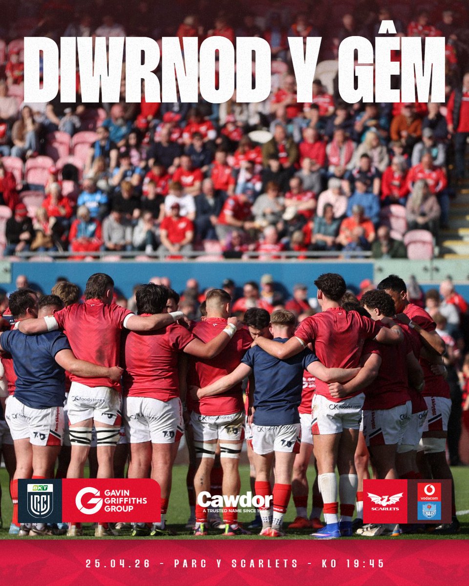scarlets_rugby's tweet photo. Round 16 @URCOfficial 🏡

🔴 Scarlets v @BlueBullsRugby 🔵
📍 Parc y Scarlets
⏰ KO 19:45
🎟 https://t.co/4vUCMfZXMs

#YmaOHyd #BKTURC https://t.co/ulEwW2vcx7