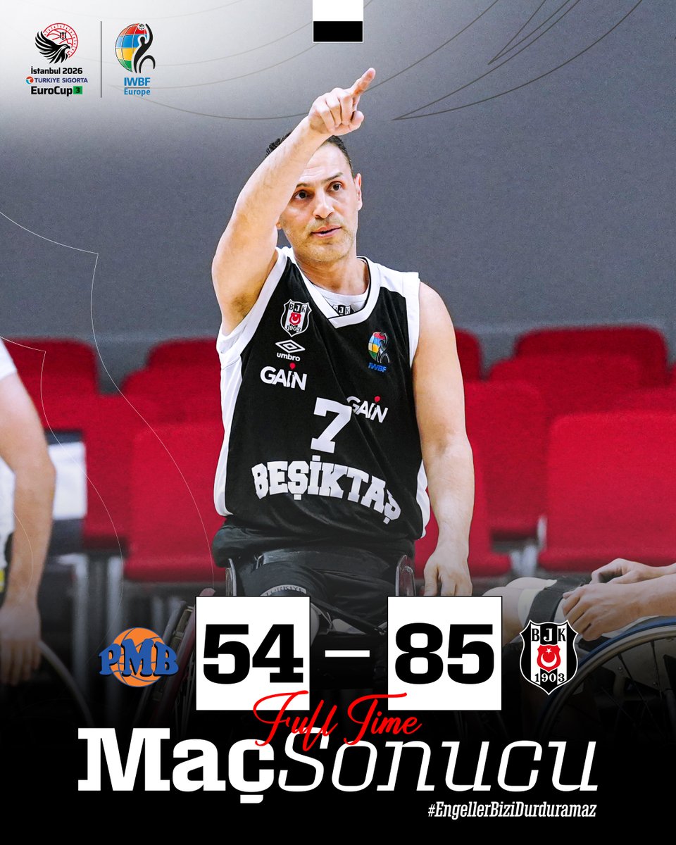 Türkiye Sigorta EuroCup3’te Yarı Finaldeyiz! 💪

ASD Padova Millenium 54-85 Beşiktaş

#EngellerBiziDurduramaz 🦅