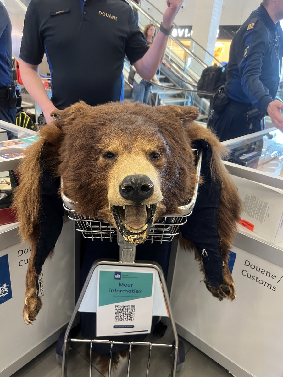 yogesharma92's tweet image. Amsterdam Schiphol Airport has a special desk by the Customs Department displaying real items caught &amp;amp; seized at customs.

If you’re there…stop and take a look. Fascinating! 👀

#Schiphol #Travel #Amsterdam