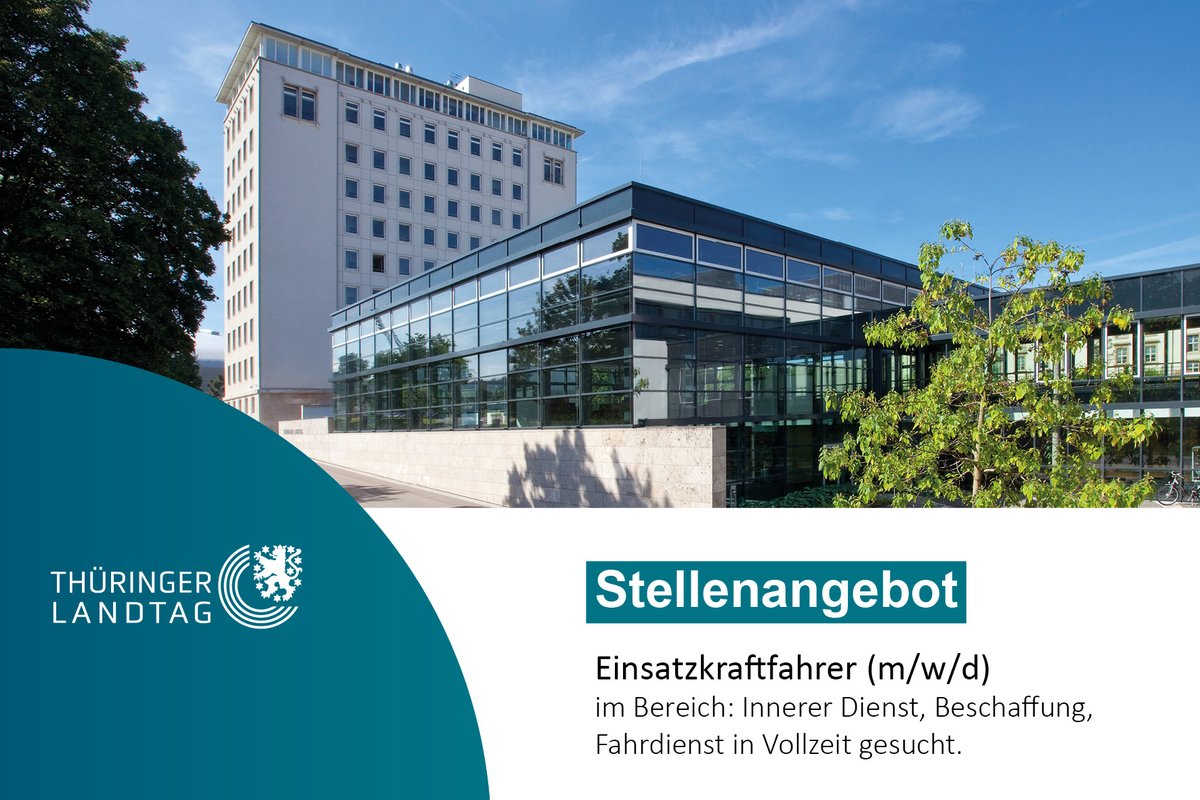 ThuerLandtag's tweet photo. Sie suchen eine neue berufliche Herausforderung❓💪Unsere aktuellen #stellenangebote 📥 finden Sie hier: 👉 https://t.co/Zhs6kAt0U1 👈 #wehire https://t.co/WqCl2voAy2