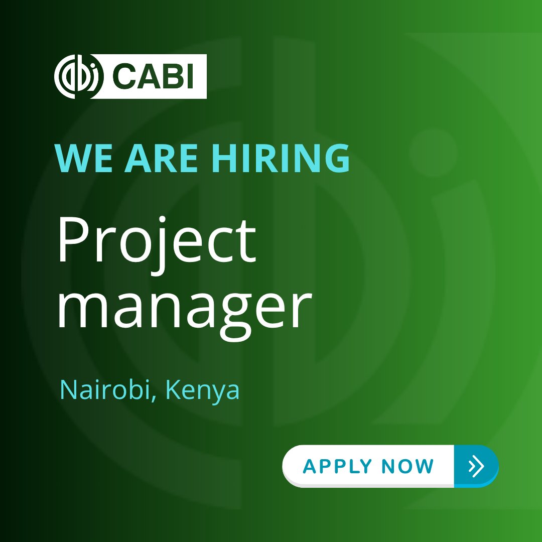 CABI_News's tweet photo. 👋 We're looking for great people to join our team - in Nairobi, Kenya and Wallingford, UK. 

Find out more and apply: https://t.co/IoxzYufZ3O https://t.co/AChmPGHYSP