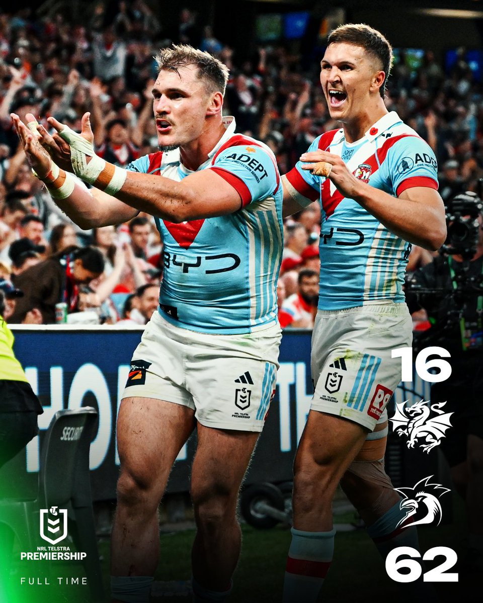 NRL's tweet photo. DOMINANT 🐓 https://t.co/tivJuzDr3d
