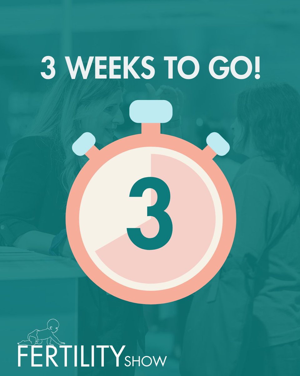 fertilityshow's tweet photo. 3 WEEKS TO GO ⏳

If you’re trying to conceive, planning ahead, or feeling stuck… this is for you.

Just clarity, support and honest conversations.

📍 Olympia London | 16 - 17 May
 🎟️ 20% OFF tickets (for a limited time) using code FS20 - https://t.co/UVscaUFRFc https://t.co/1hvKHyhICS