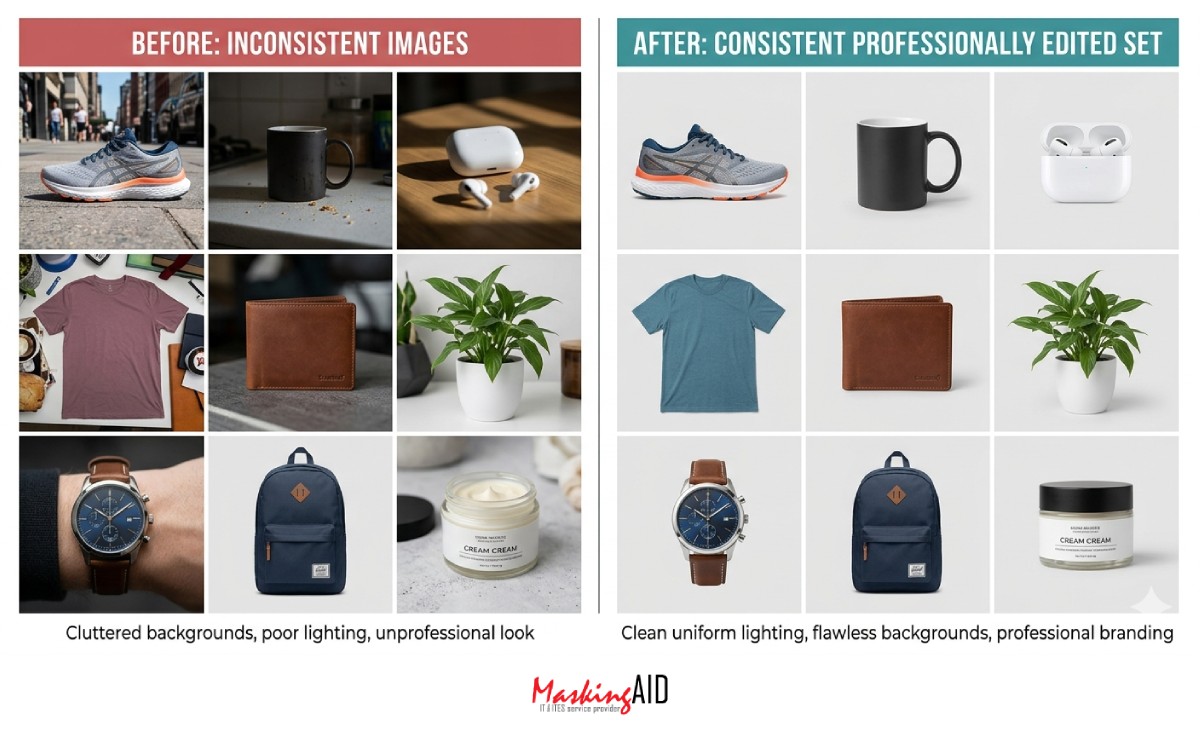 maskingaid's tweet image. Your product is great—but inconsistent images kill trust.
Consistency = professionalism + more sales. Fix your visuals, win your customers. 🚀
#EcommerceTips #PhotoEditing #ProductPhotography #BrandTrust #OnlineStore #SellMore #VisualMarketing #ConversionBoost