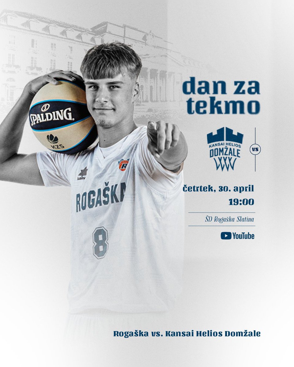kkrogaska's tweet photo. DAN ZA TEKMO! 🏀

Vračamo se na domači parket, ob 19.00 v goste prihaja domžalski Kansai Helios. https://t.co/YjLwrKBfUI