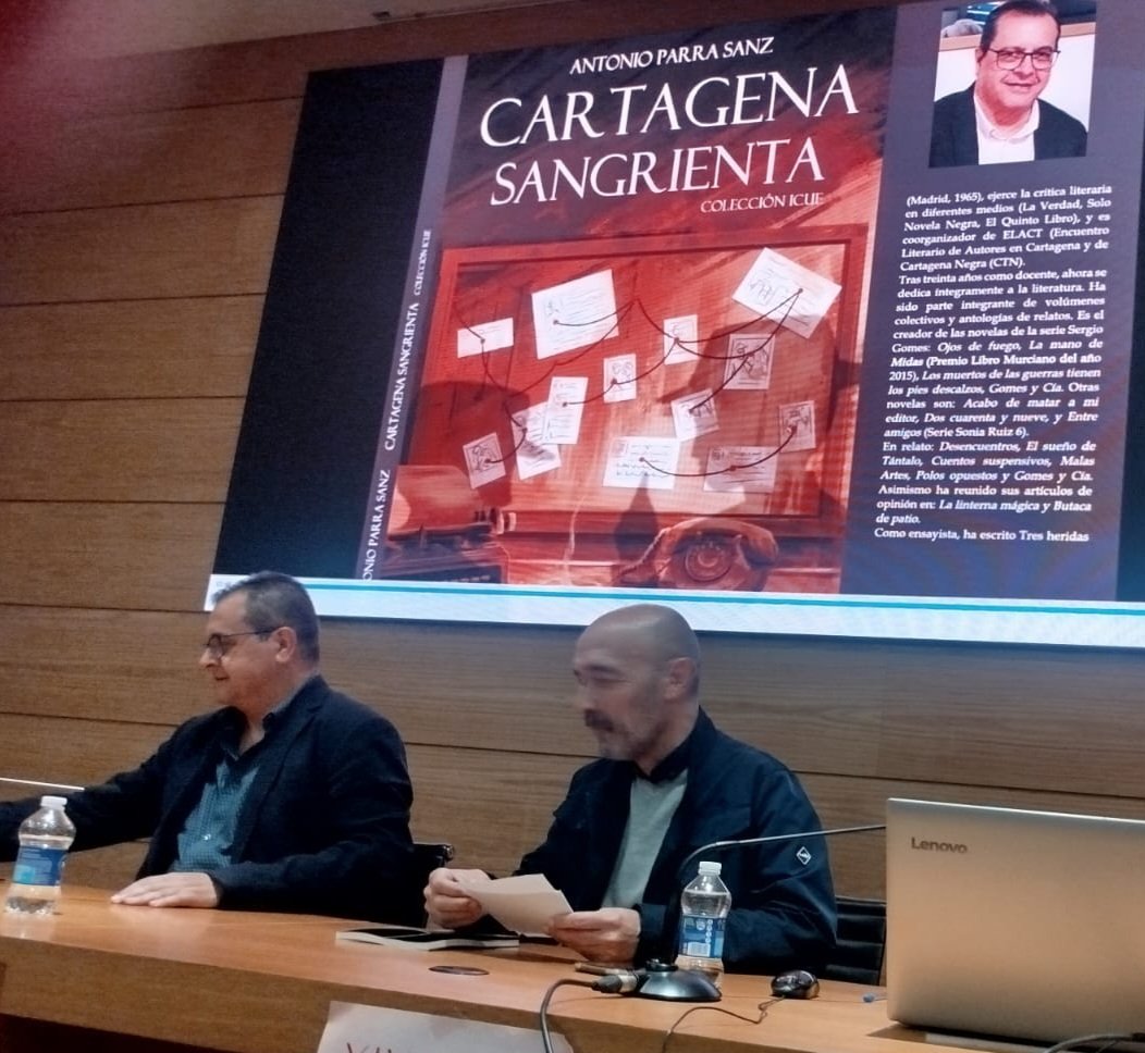 ELAdCT's tweet photo. Antonio Parra Sanz y su Cartagena Sangrienta protagonizaron la segunda jornada. Emilio Tomás García Taller De Prensa Comunicacion https://t.co/y6bam9lsyl