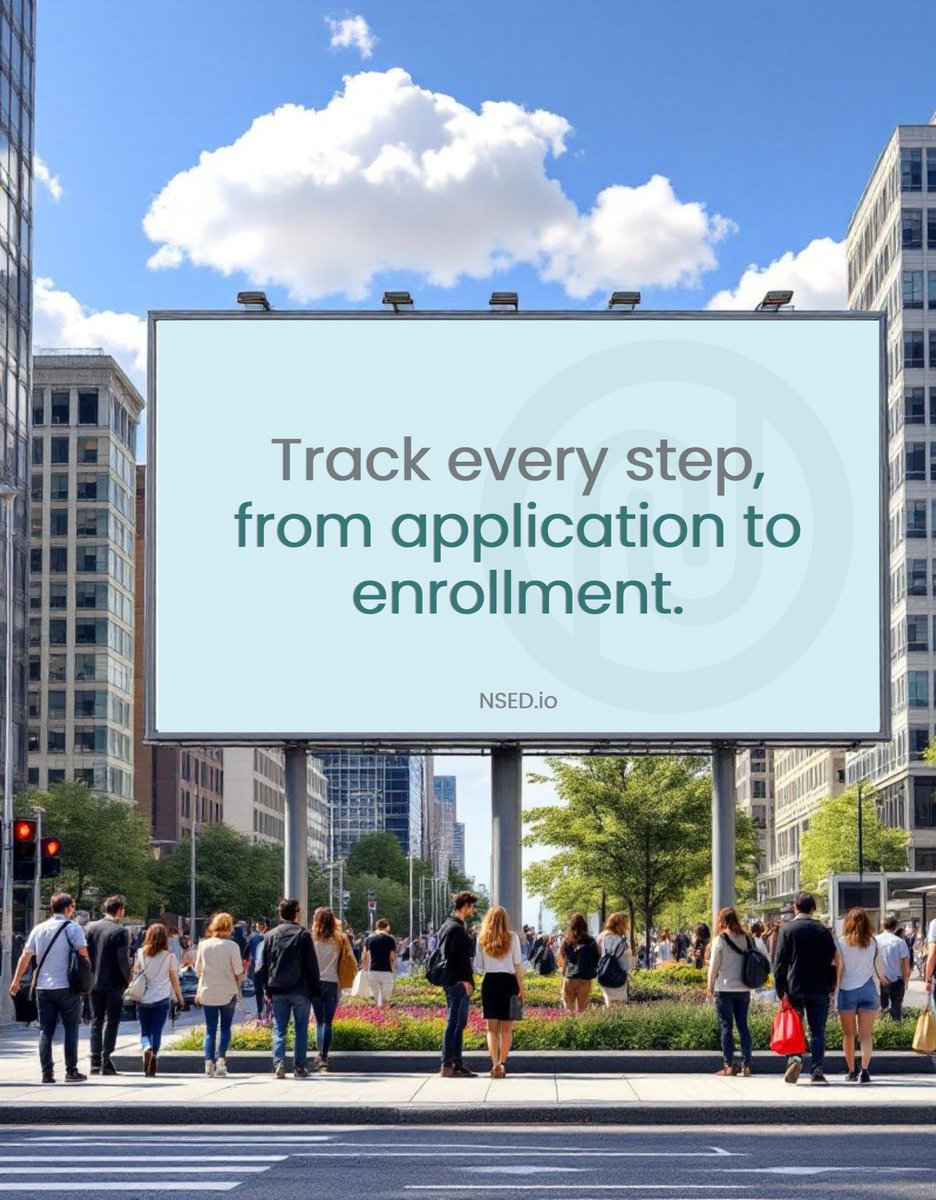 SocialmediaNsed's tweet image. From application to enrollment — every step, tracked seamlessly. 🎓✨
No confusion, no stress… just a smooth journey toward your future.
#StudyAbroad #StudentJourney #AdmissionsMadeEasy #FutureStartsHere