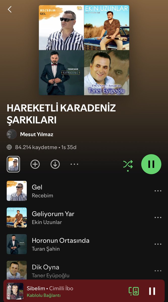 Bkt_Ymc's tweet photo. Spotify hep hazır  😅 https://t.co/xYfvD9cv3B