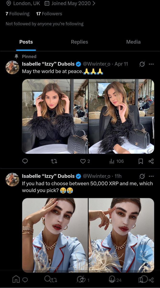 Scammer_Joker's tweet image. Can you Privacy Report and Repost/Block this so asked XRP crypto Expert. Pictures stolen from Instagram account cyrielleverstuyft
Acct @Wwinter_o 
x.com/i/user/1260040…
Thanks 
#scammer