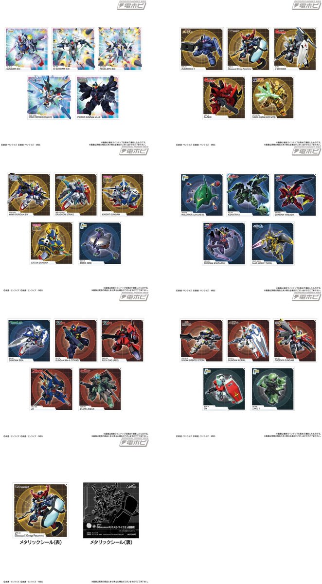 hobby_magazine's tweet image. 【今週の話題】『SDガンダム ジージェネレーション エターナル』のシール付きスナックが登場！モビルスーツをデザインしたシールはシークレット2種を含む全32種類！

hobby.dengeki.com/news/2981043/

#ガンダム #gundam
