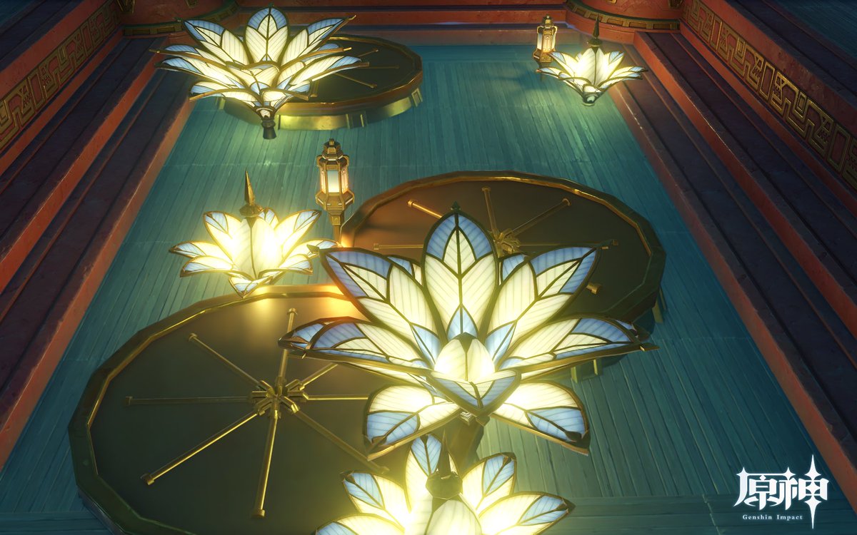 EvanW_a77's tweet photo. 地下建築を初めて試みた！
Golden lotus thermae（仮）
スマホでむずすぎ （´ᯅ`💧）

#原神 #塵歌壺 #sereniteapot https://t.co/JxgbQ8YPxl