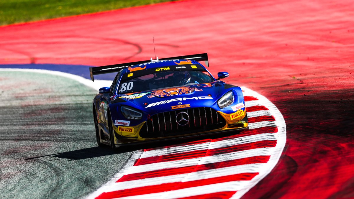 amgmotorsport's tweet image. #DTM - It's good to be back! 🤩
 
👉 Pole position by #80 @MaroEngel for Race 1 
👉 #22 Lucas Auer will start from second row
👉 All four #AMGGT3 made it into the Top 10
 
Anticipation is rising! See you on the grid. 👊
 
#AMG