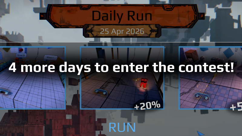 Caromble's tweet photo. 4 more days to enter the launch week Daily Run contest and win Steam keys!
https://t.co/Dtw8H5uj5K https://t.co/TbWhuM06tq