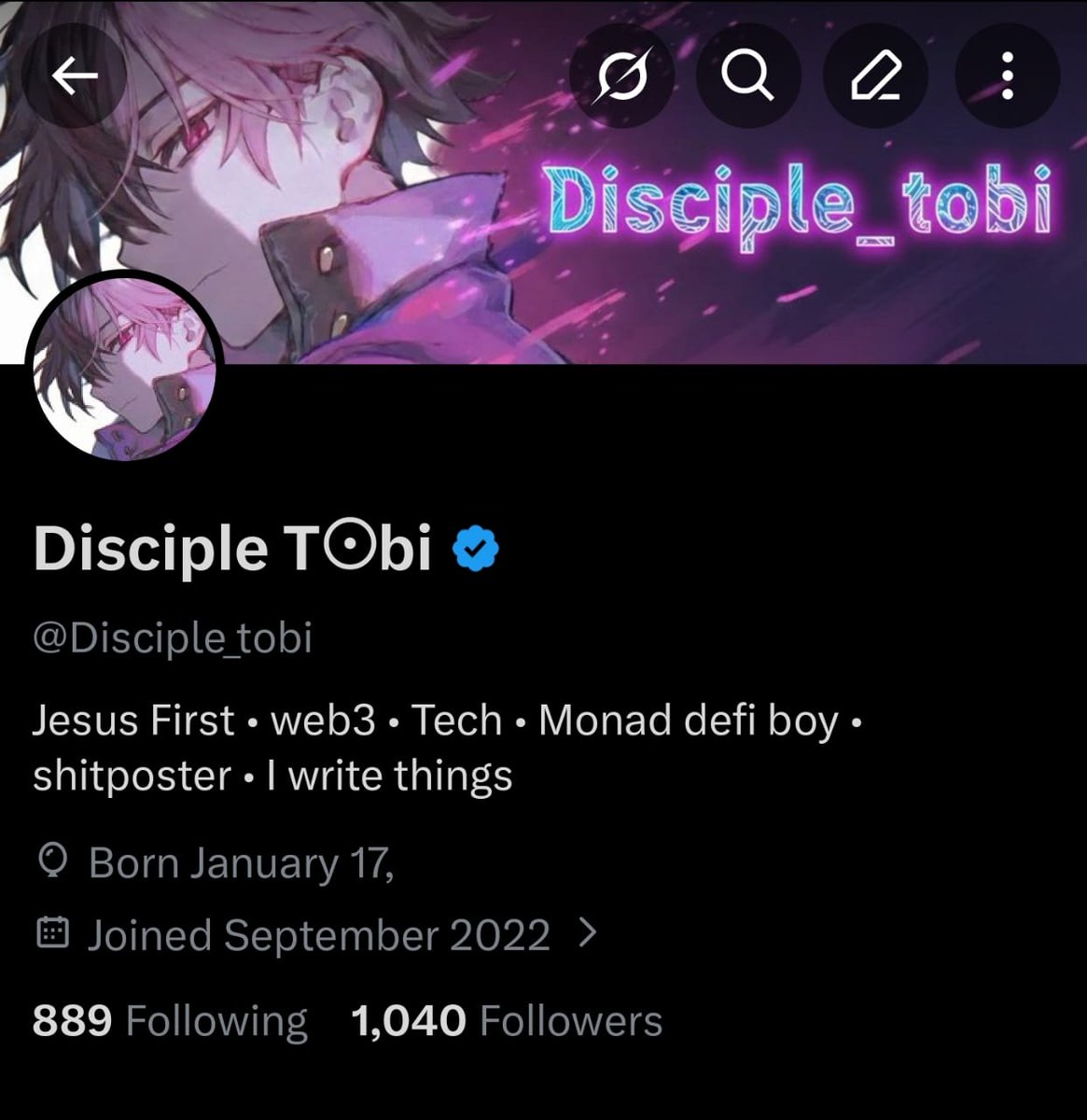 Disciple T⨀bi tweet media