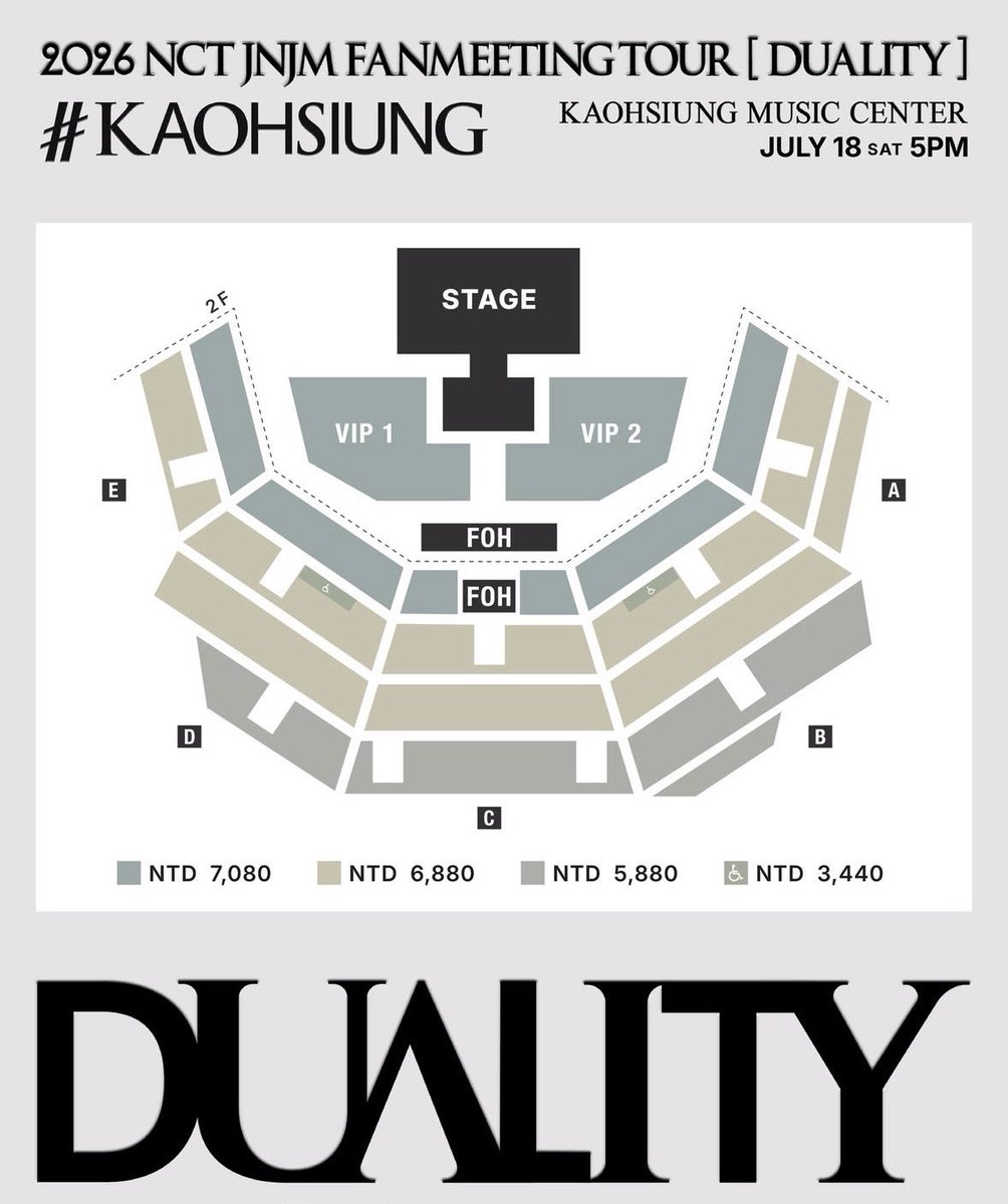 Luvmedec23's tweet photo. [Ticketing Service]
[Jastip Tiket]

2026 JNJM FANMEETING TOUR DUALITY in Kaohsiung

🗓️ July 18, 2026
📍 Kaohsiung Music Center
💌 DM for more info &amp; booking
Tertarik bisa langsung DM ya

#NCTDREAM #NCT #NCTJNJM #JENO #JAEMIN #NCTJNJM_FANMEETIG_TOUR #NCTJNJM_DUALITY #Kaohsiung https://t.co/viaZsAzeKJ