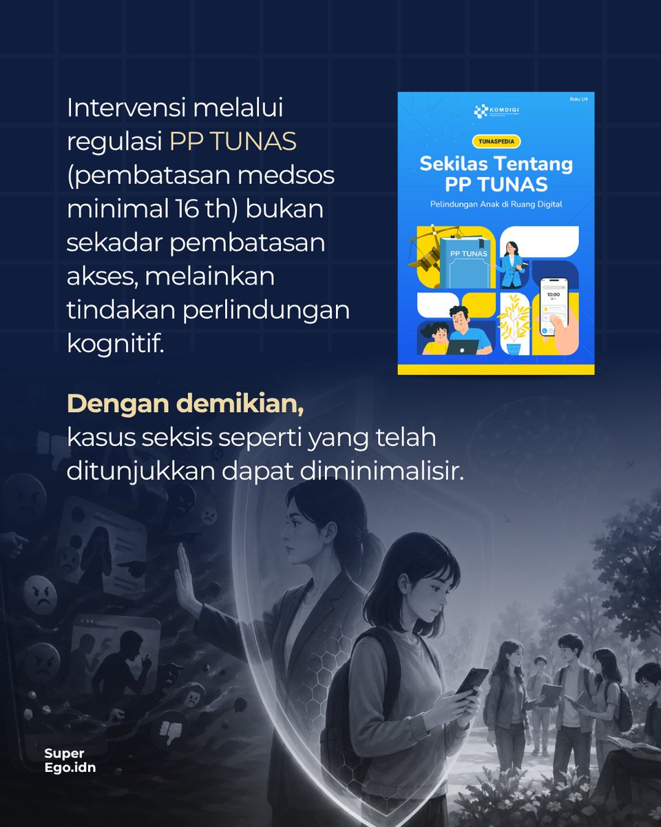 dijalan_sunyi's tweet photo. Melihat siswa SMP melakukan tindakan seksis secara terbuka di media sosial bukan lagi hal yang bisa kita maklumi sebagai kenakalan remaja. Fakta lapangan menunjukkan bahwa tanpa kematangan empati dan logika, teknologi justru bisa menjadi bumerang bagi karakter anak. https://t.co/LRdp34WDwq