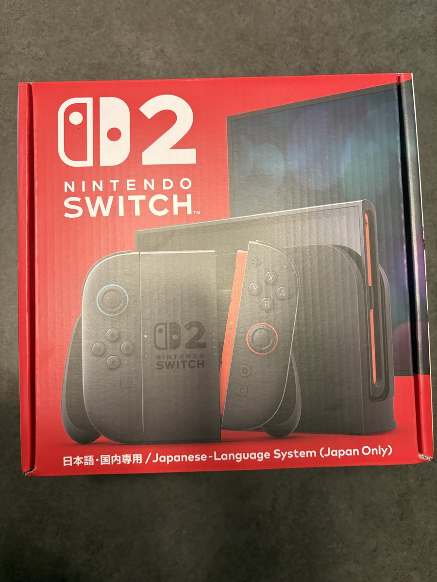 Switch2デビュー笑
最初はプラグマタをやって、スプラ発売まで待ちます😏