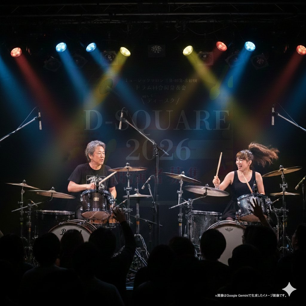 jeu_event's tweet photo. 三条・四条・京都駅合同ドラム発表会「D-SQUARE」4月29日開催！ジャジーにポップにロックに鳴らされる迫力の演奏に声援をお願いいたします！会場が変更となっております。詳しくはhttps://t.co/GjBRA17CWC https://t.co/pJyNGDuR5V