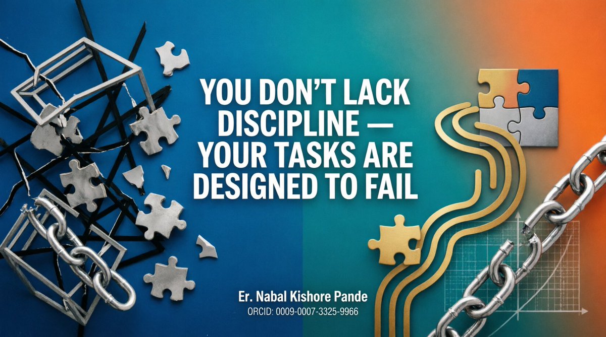 NabalKPande's tweet image. You sit down to start… and nothing moves.

Not laziness.
Bad task design.
Fix the structure → execution follows.

Full breakdown:
 linkedin.com/posts/nabal-ki…

#ECS #Leadership