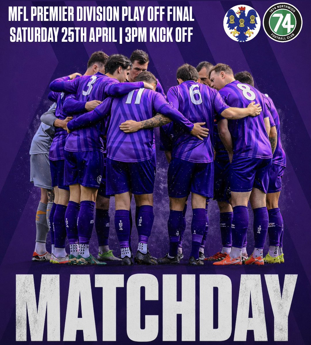 𝑰𝒕’𝒔 𝒎𝒂𝒕𝒄𝒉𝒅𝒂𝒚 👊

It’s Play off final day! 

We need all ‘74 to get over to Runcorn and be fully behind the lads from minute one to the very last 💪

📍 The APEC Taxis Stadium, WA7 6GJ
💷 £10 Adults, £7 Concessions, £2 12-16, FREE U12

🔗 ticketsource.com/whats-on/runco…