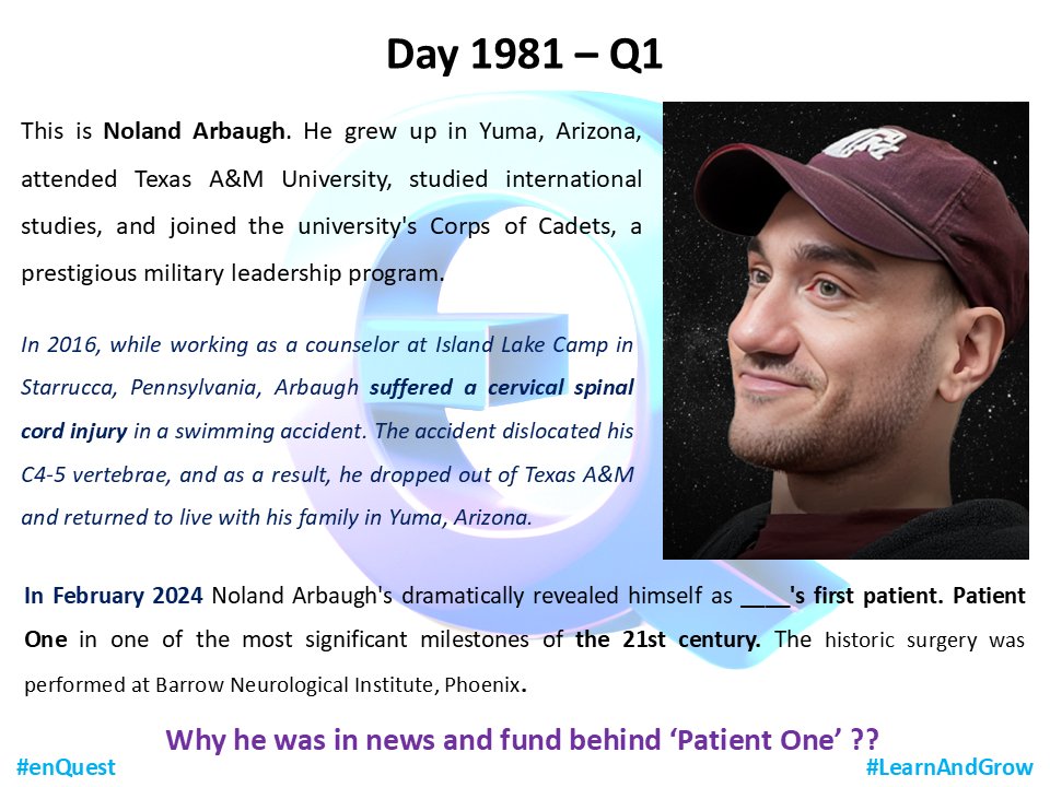 enQuest_'s tweet image. Day 1981 - Q1          

#enQuest 

#LearnAndGrow