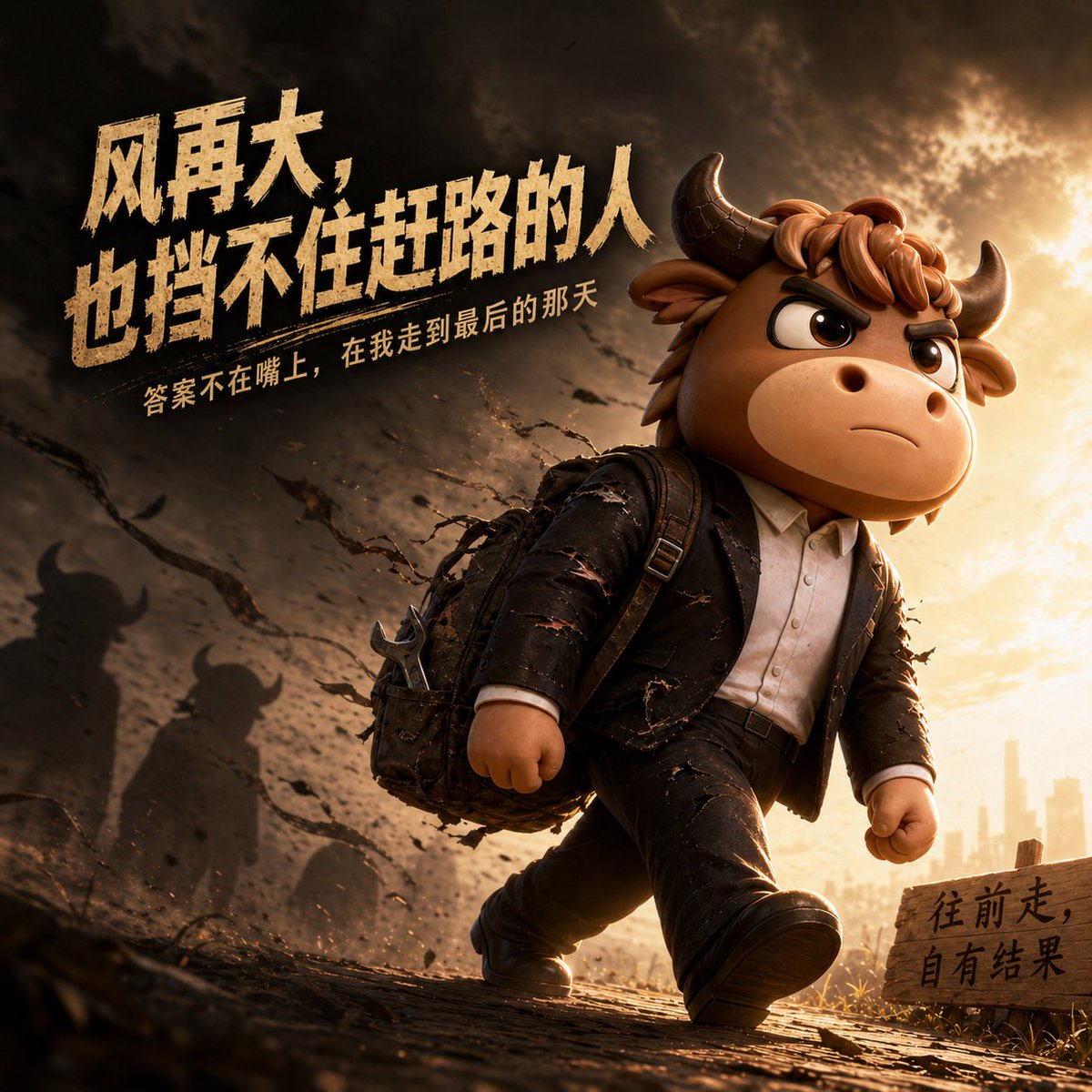 风再大，也挡不住赶路的牛马。
嘴上不用赢，走到最后就是答案。

No storm can stop NIUMA from moving forward.
We do not argue. We endure, build, and prove.