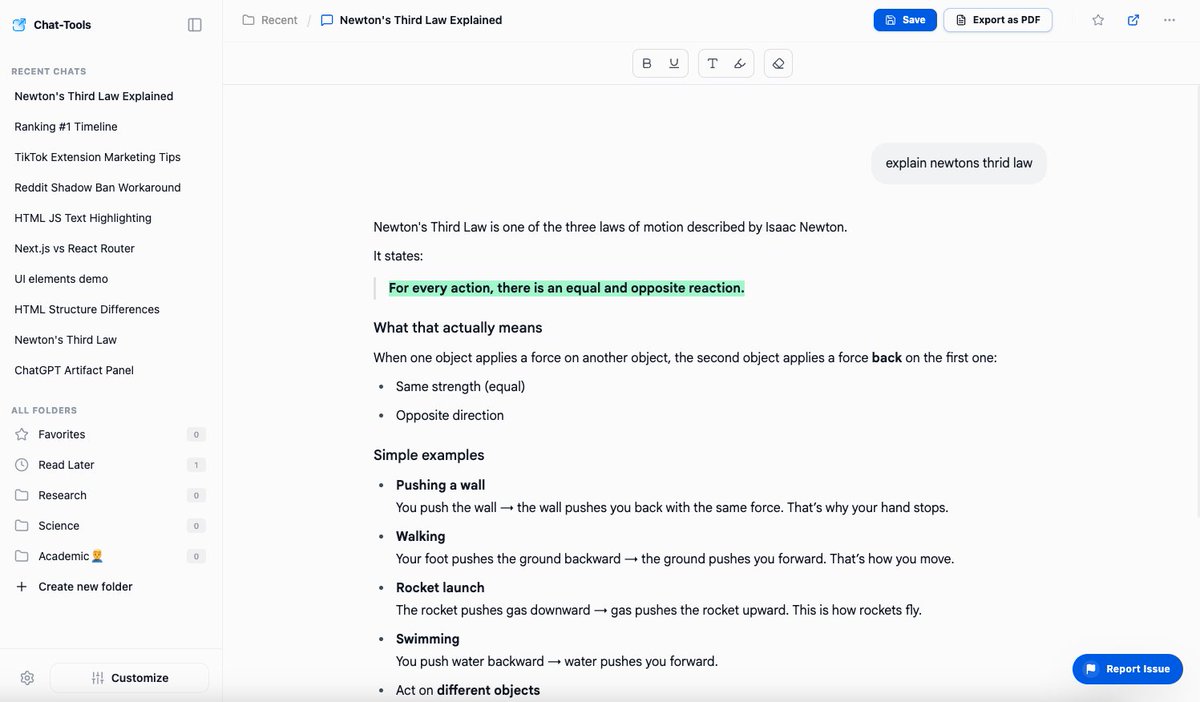 diloTwits's tweet photo. UI Update: Your chats, now with the power of a Notion-style editor 😍 https://t.co/e0vYStObes