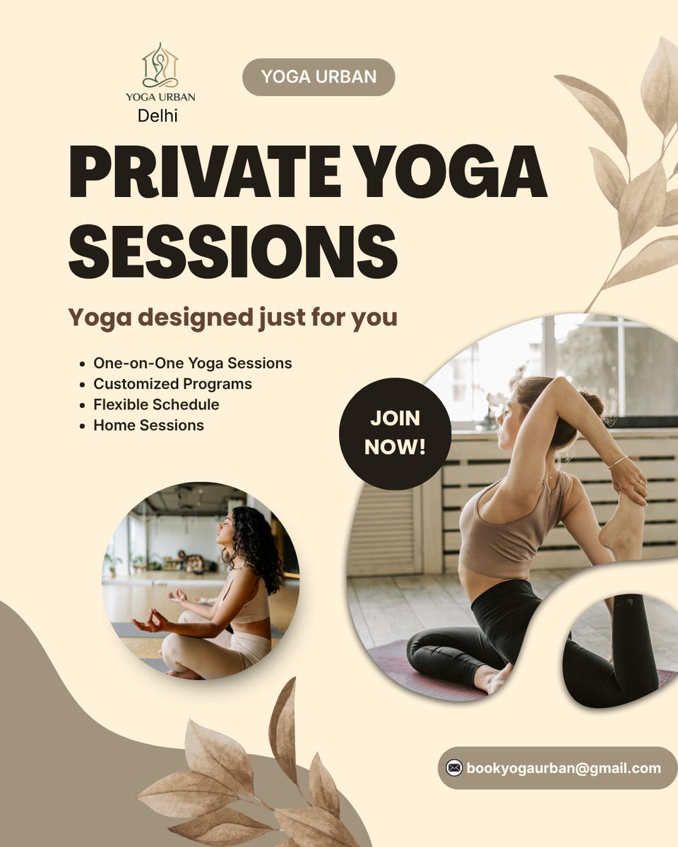 YogaurbanD60294's tweet image. Breathe in calm. Let go of stress. Yoga Urban Delhi—right where you are.

DM to start

#StressFreeLiving #DailyCalm #WellnessIndia #MindBodyBalance #SelfCareIndia #FitnessDelhi #InnerPeace #YogaRoutine #HealthyLivingIndia #StayFitIndia
