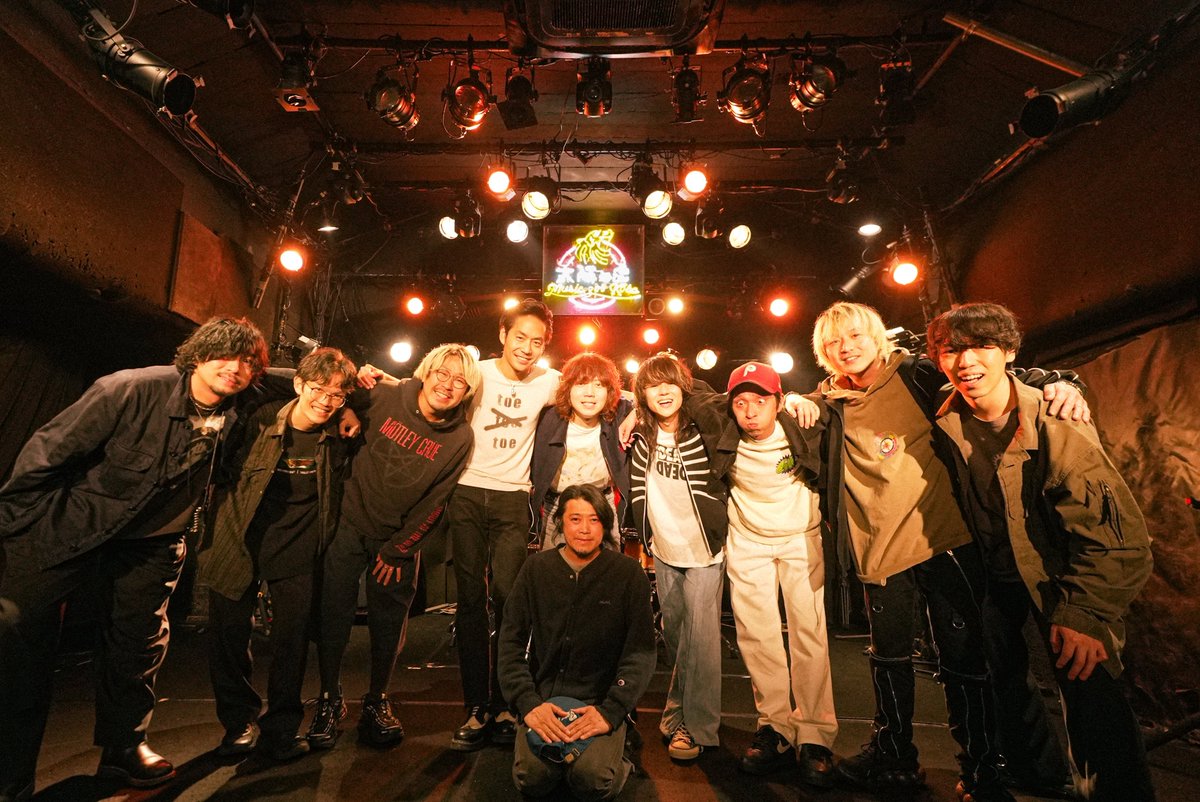 昨日はありがとうございました🔥
キュウソネコカミとの結成以来続く関係がまたより深くなったように感じます！今後ともよろしくです。