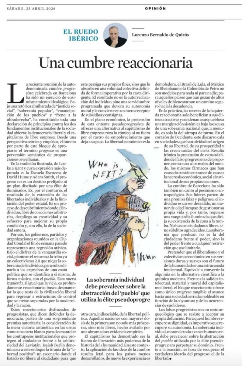 Mi articulo sobre la Cumbre de Barcelona en La Vanguardia