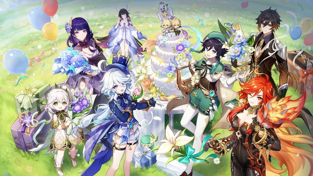 Hourly Teyvat 💫 tweet media