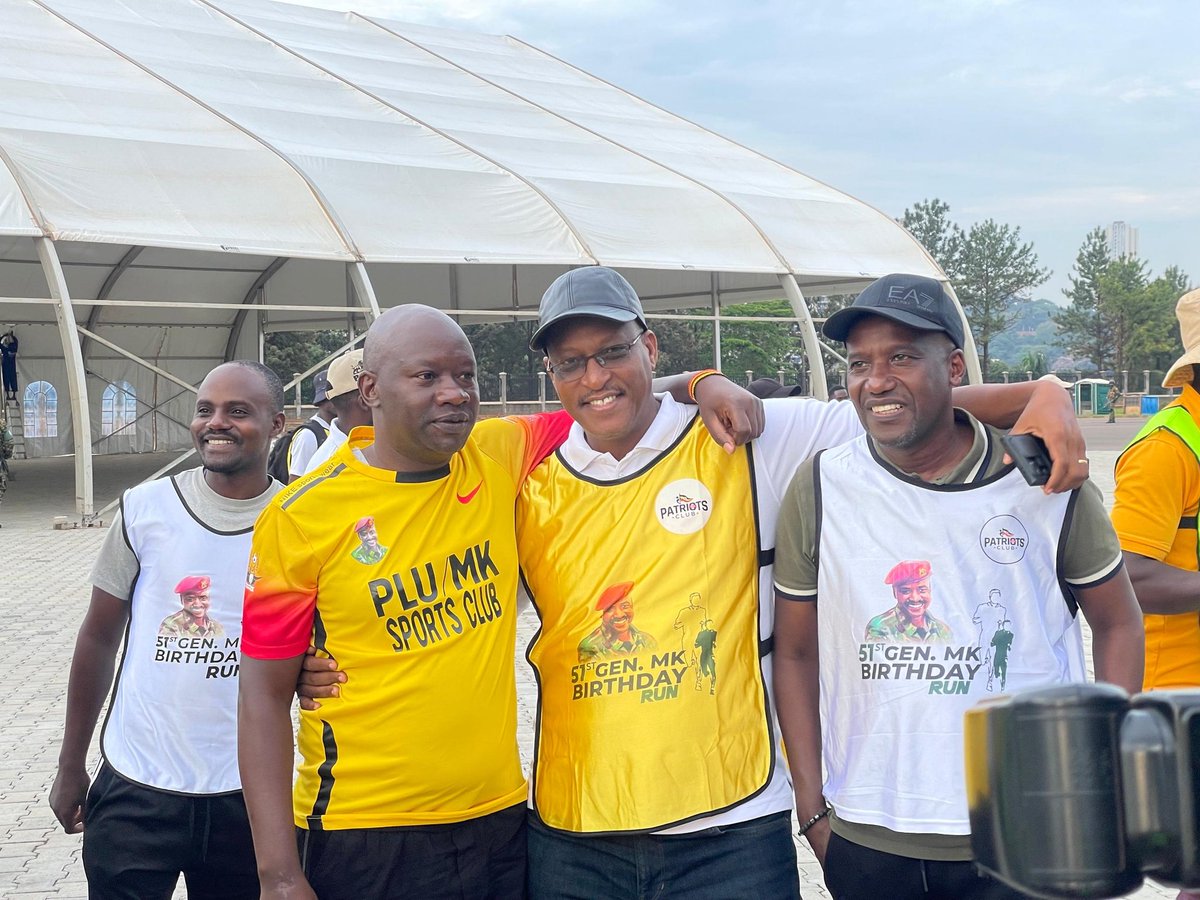 byamanywohaj's tweet photo. Greetings everyone,
You’re warmly invited to join us tomorrow at Kololo for a special birthday run in honor of our leader, Gen.@mkainerugaba. The event is held under the themes #RunForCharity &amp; #RunForHope, as we come together to celebrate &amp; appreciate his service to our country. https://t.co/ePvxTJ4zMX