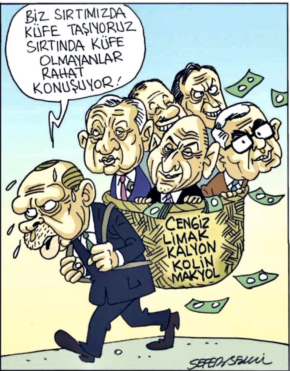 <a href="/sokakkedisitv/">Sokak Kedisi</a> 5’li çetenin üyesi olan AMK Cengiz’i doyuramadık,

Ülkeye vergi oranı yazıyla SIFIR rakamla ‘0’

Bu dünyada adem oğluyum dersin
Helalı haramı seçmeden yersin Yeme el malını er geç ödersin İğneden ipliğe sorulur birgün

Karacaoğlan