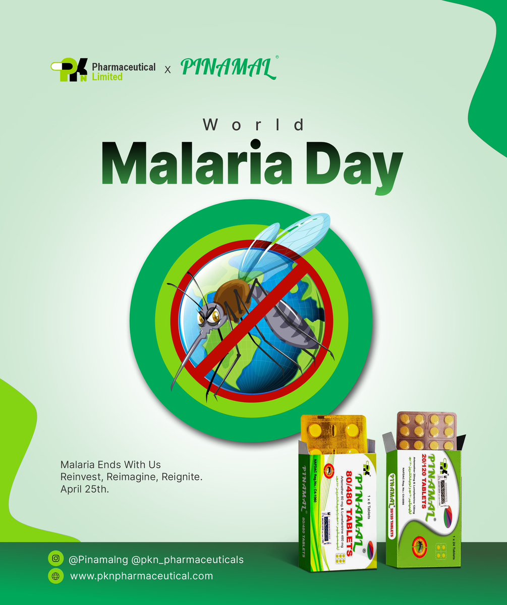 Pinamalng's tweet image. Today, on World Malaria Day, we stand united in our mission to end malaria. Let's Reinvest, Reimagine, and Reignite our efforts to create a malaria-free future. Together, we can make a difference!

#EndMalariaWithPinamal #WorldMalariaDay 
#TogetherWeCan 
#MalariaFreeFuture