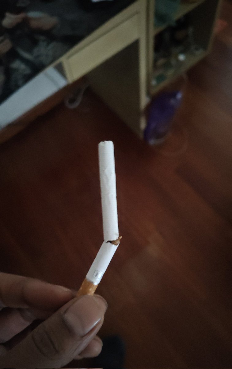 My life rn is as stable as this cigarette