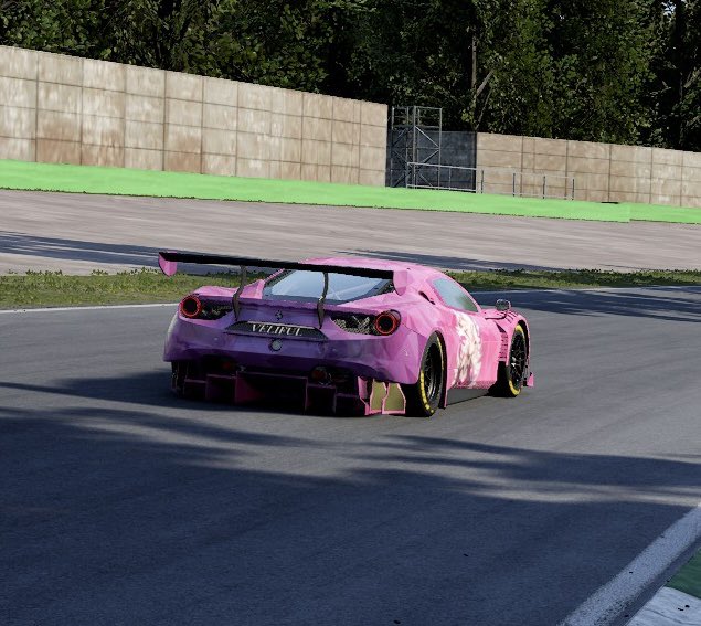 pyro_prodx's tweet photo. Decided to make a Ferrari 488 Livery for Veli(I call it the Velrarri😁). I’m maybe thinking about making a livery for all of the girls #Veliful https://t.co/8k0VkmflXz