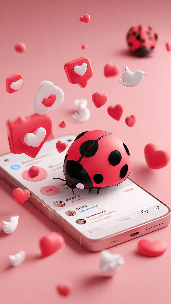 Aesthetic_4578's tweet photo. If this ladybug shows up on your TL, your next post is going viral π β¨
#GoodVibes #TwitterBird #LadybugLuck https://t.co/K7VEATAK90