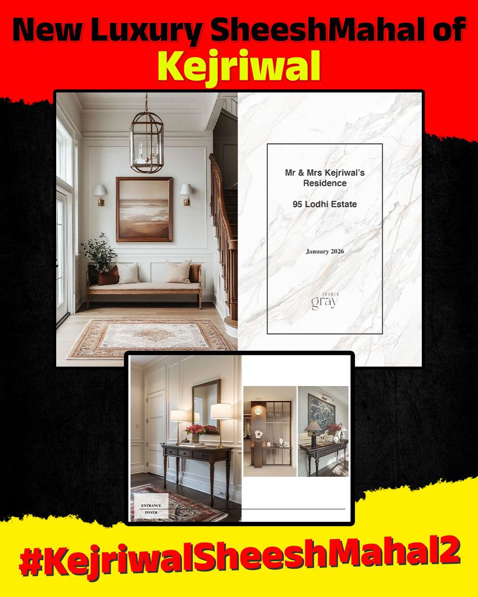 People deserve clarity on how public funds are being used, not mixed signals. #KejriwalSheeshMahal2